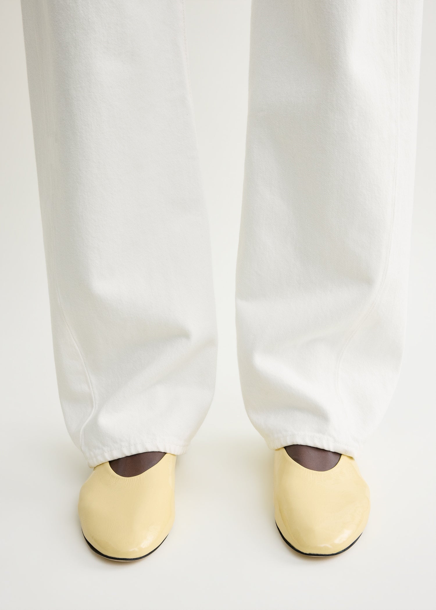 Slip naplack ballerinas buttercup