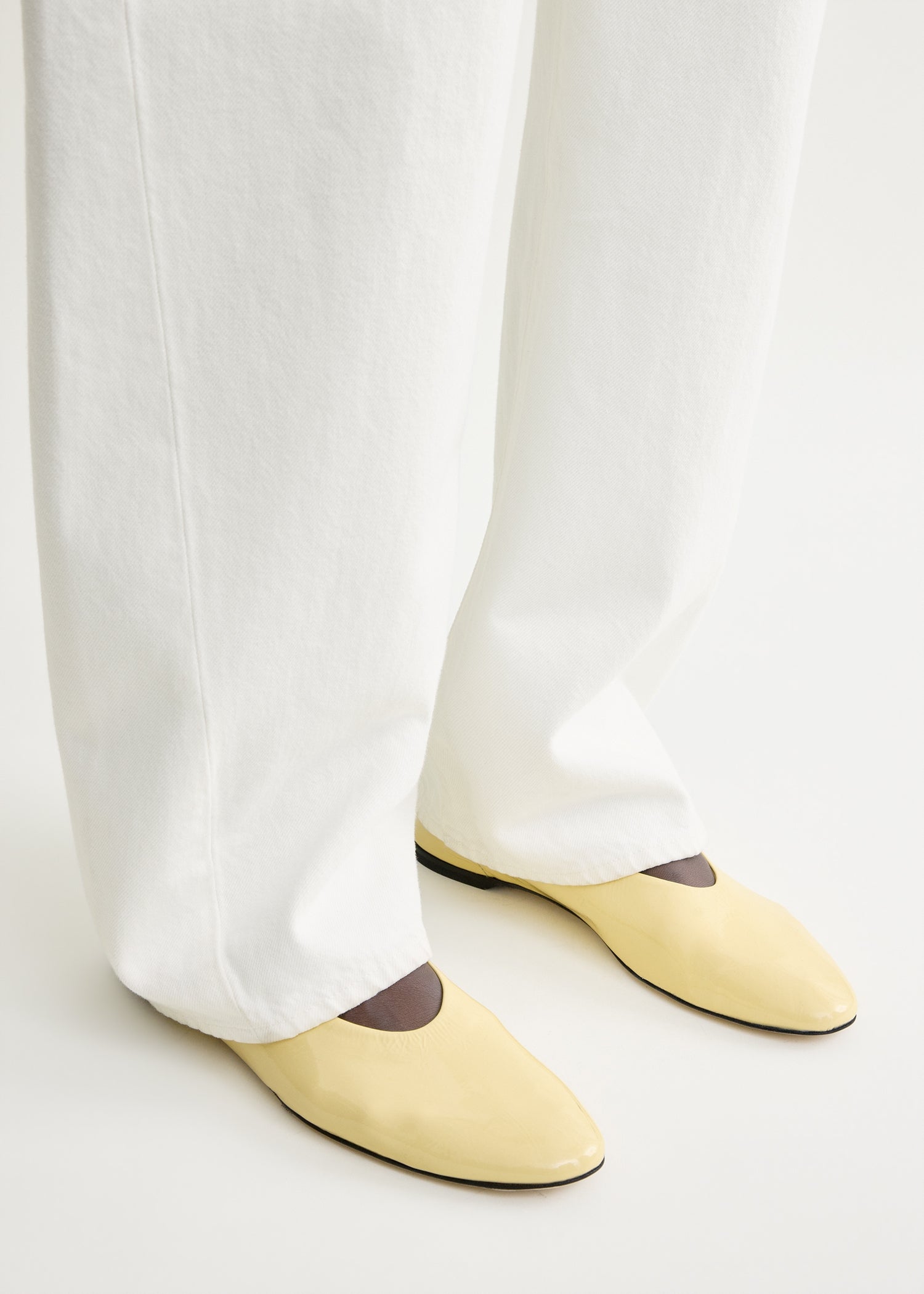 Slip naplack ballerinas buttercup