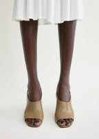 Contour nappa slingbacks desert
