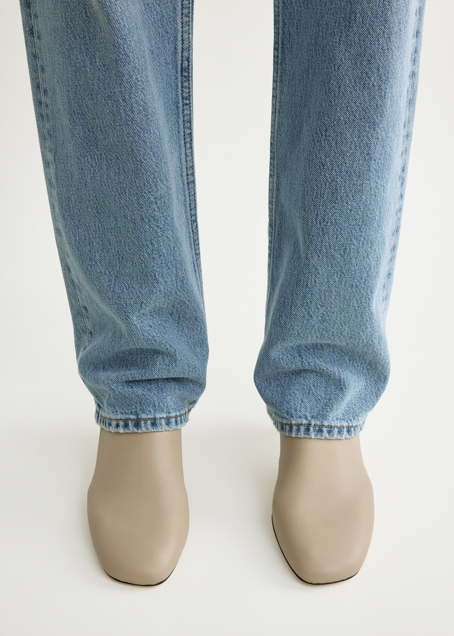 Soft nappa ankle boots chai