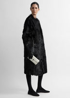 T-lock palmellato-patent wallet off-white