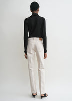 Low slim denim ecru