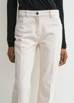 Low slim denim ecru