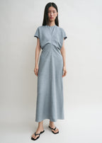 Slouch waist crinkled dress mistral