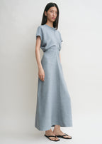 Slouch waist crinkled dress mistral
