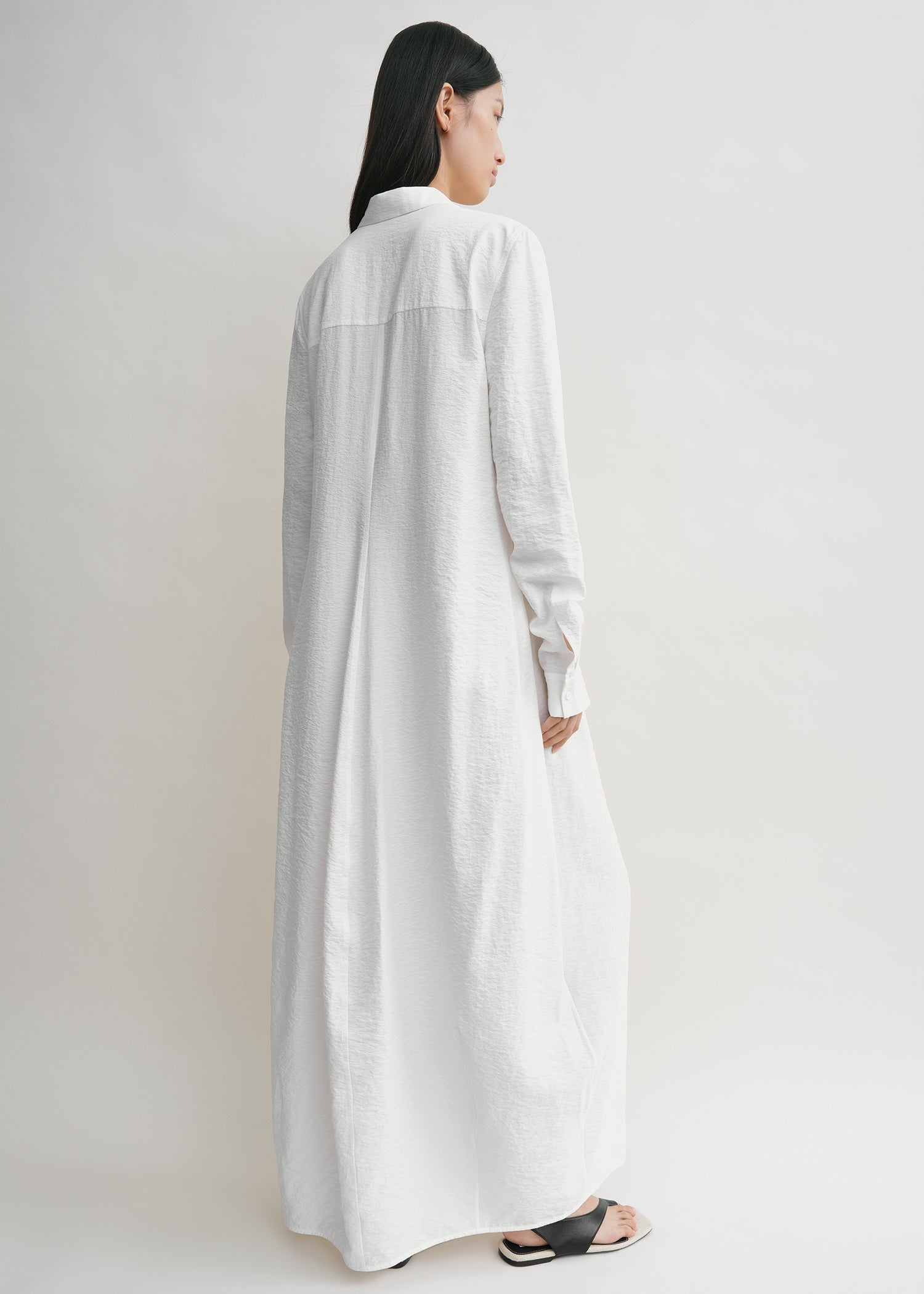 Parachute shirtdress white  TOTEME
