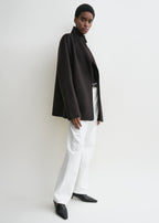 Patch pocket doublé jacket espresso