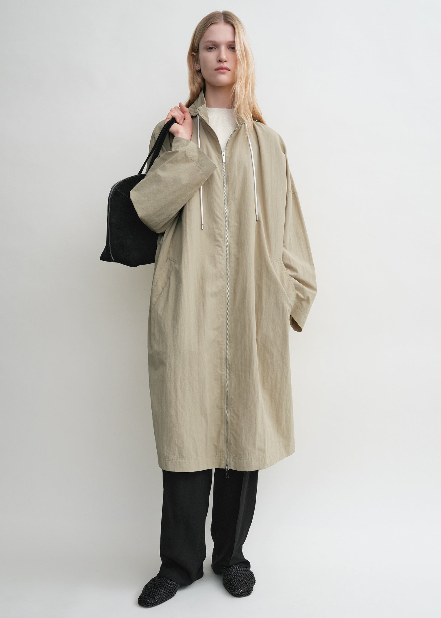 Windbreaker coat desert from Toteme - $445
