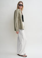 Soft suede shirt desert