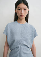 Slouch waist crinkled top mistral