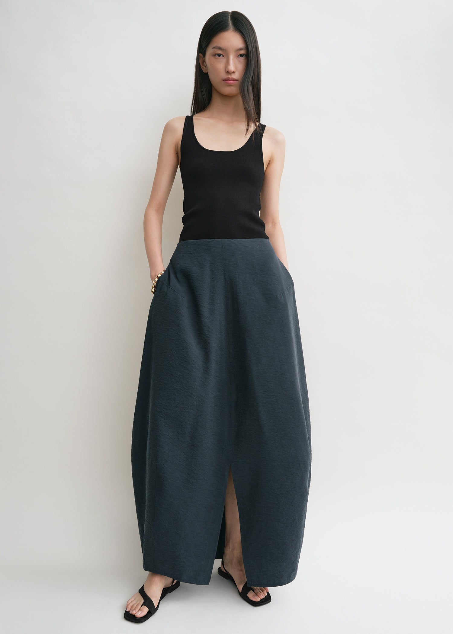 Parachute skirt nightfall from Toteme - $610