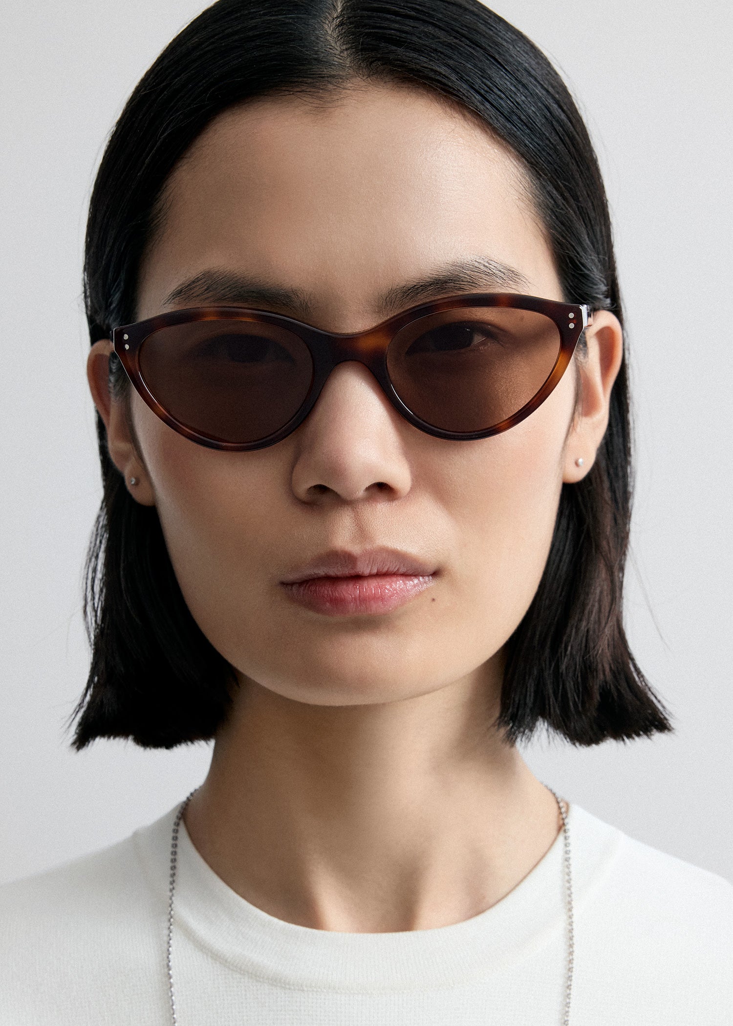 Cateye sunglasses dark havana
