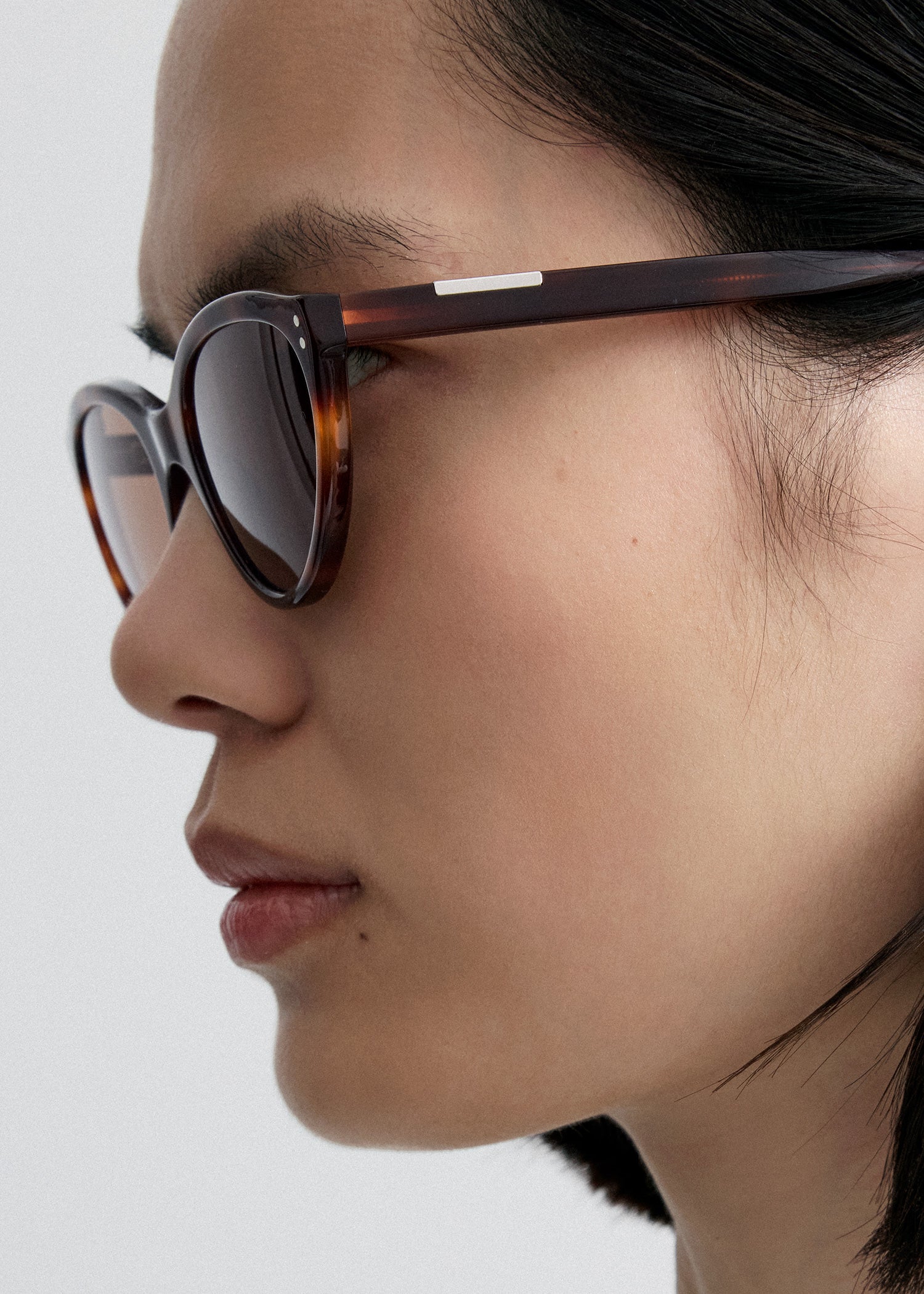 Cateye sunglasses dark havana