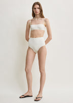 High bikini bottoms ecru