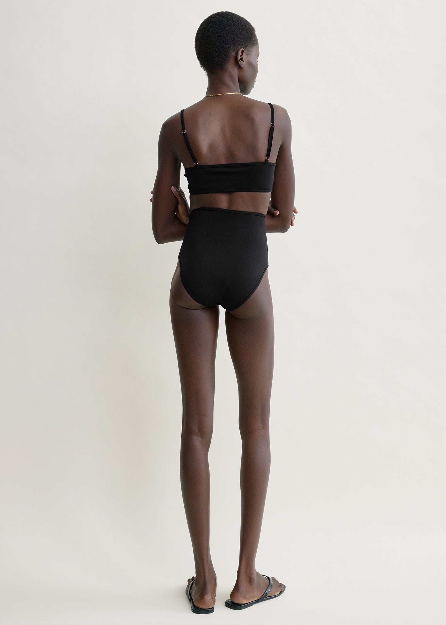 Balconette bikini top black