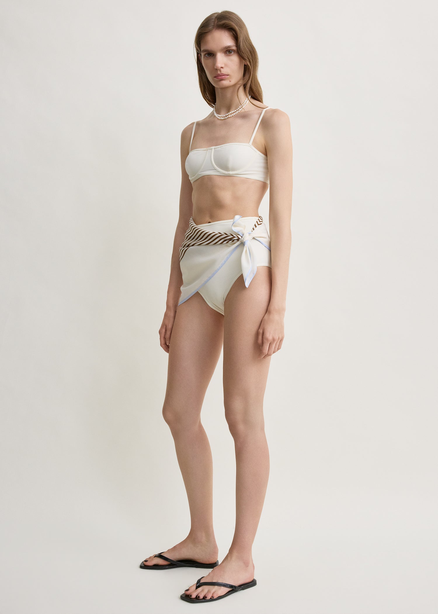 Balconette bikini top ecru