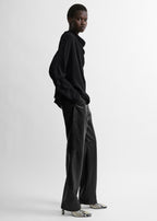 Cowl neck blouse black