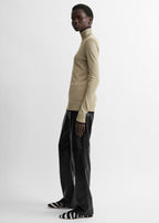 Fitted ribbed top sage