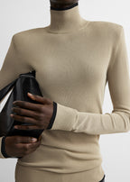 Fitted ribbed top sage