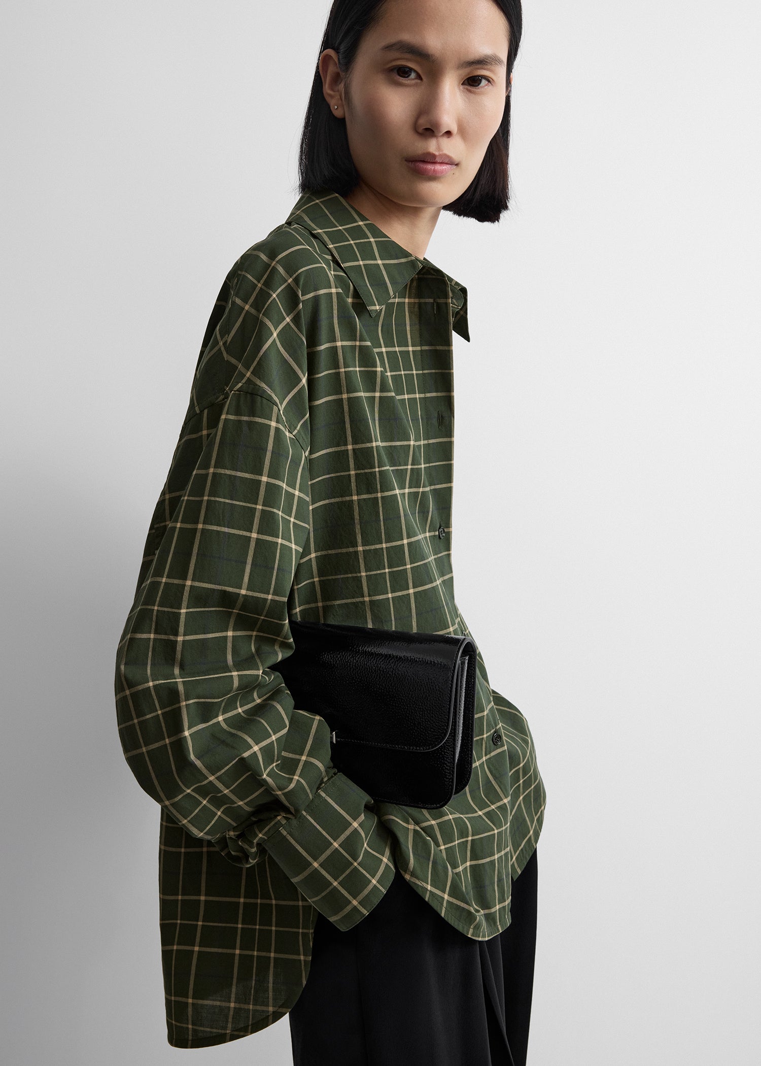 Boxy shirt pine/popcorn