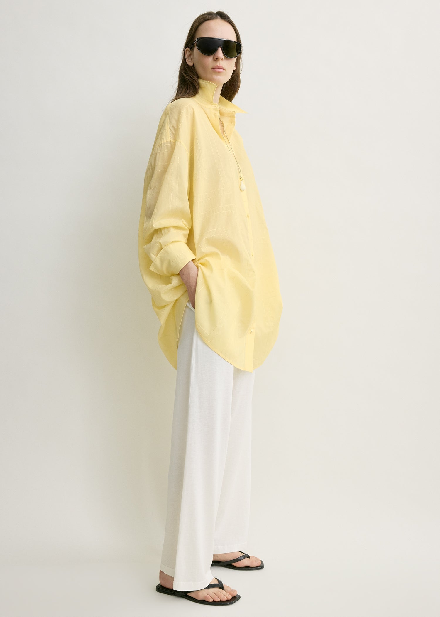 Long summer shirt buttercup