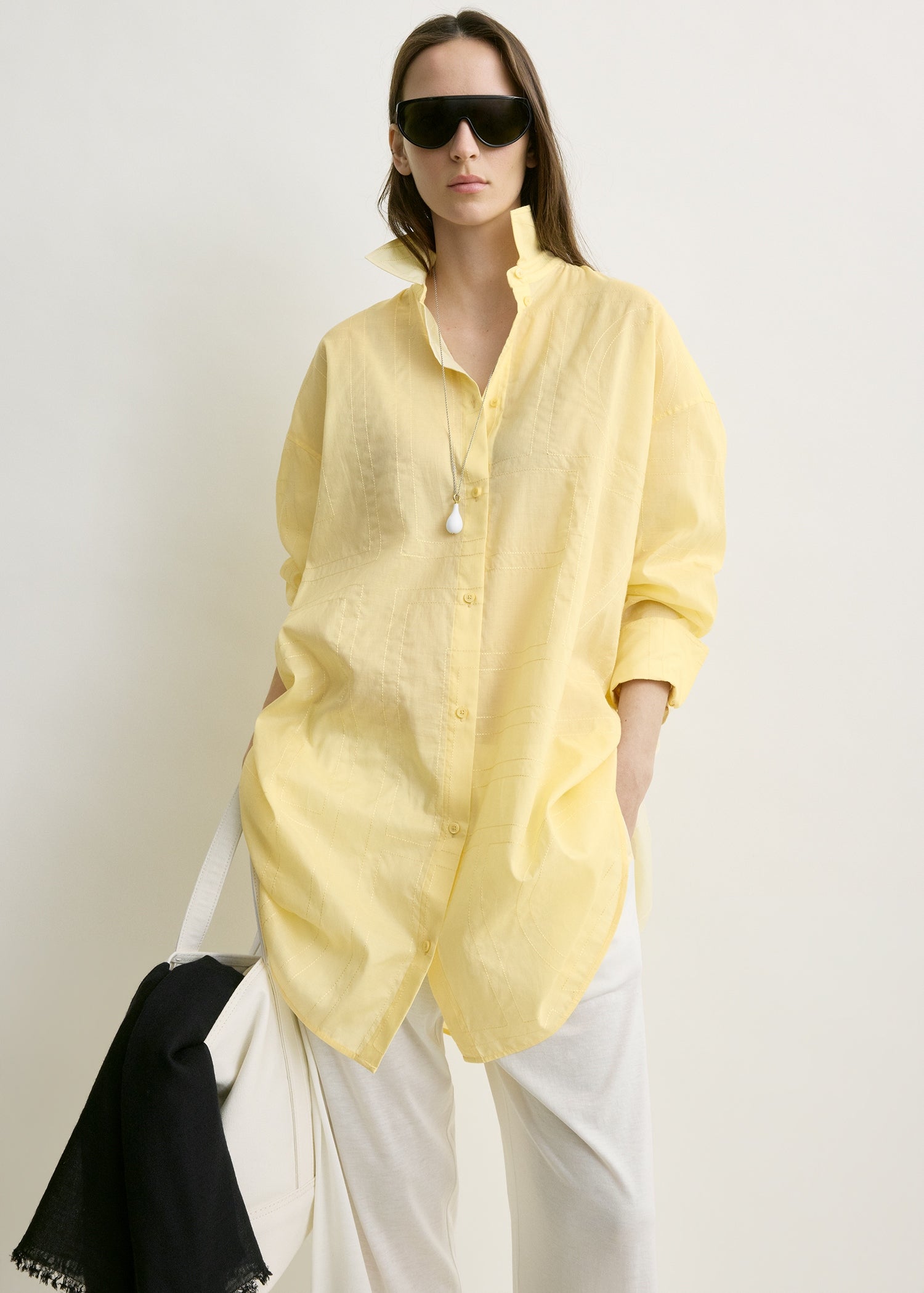 Long summer shirt buttercup