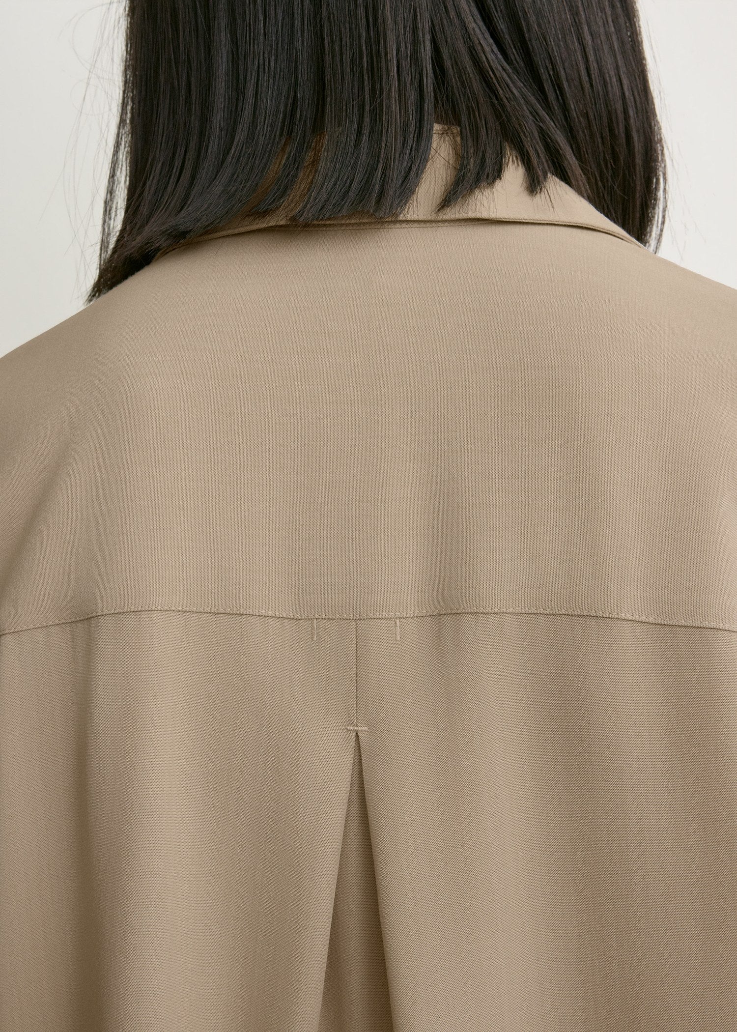 Fluid polo shirt overcast beige