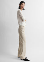 Easy leather trousers stone