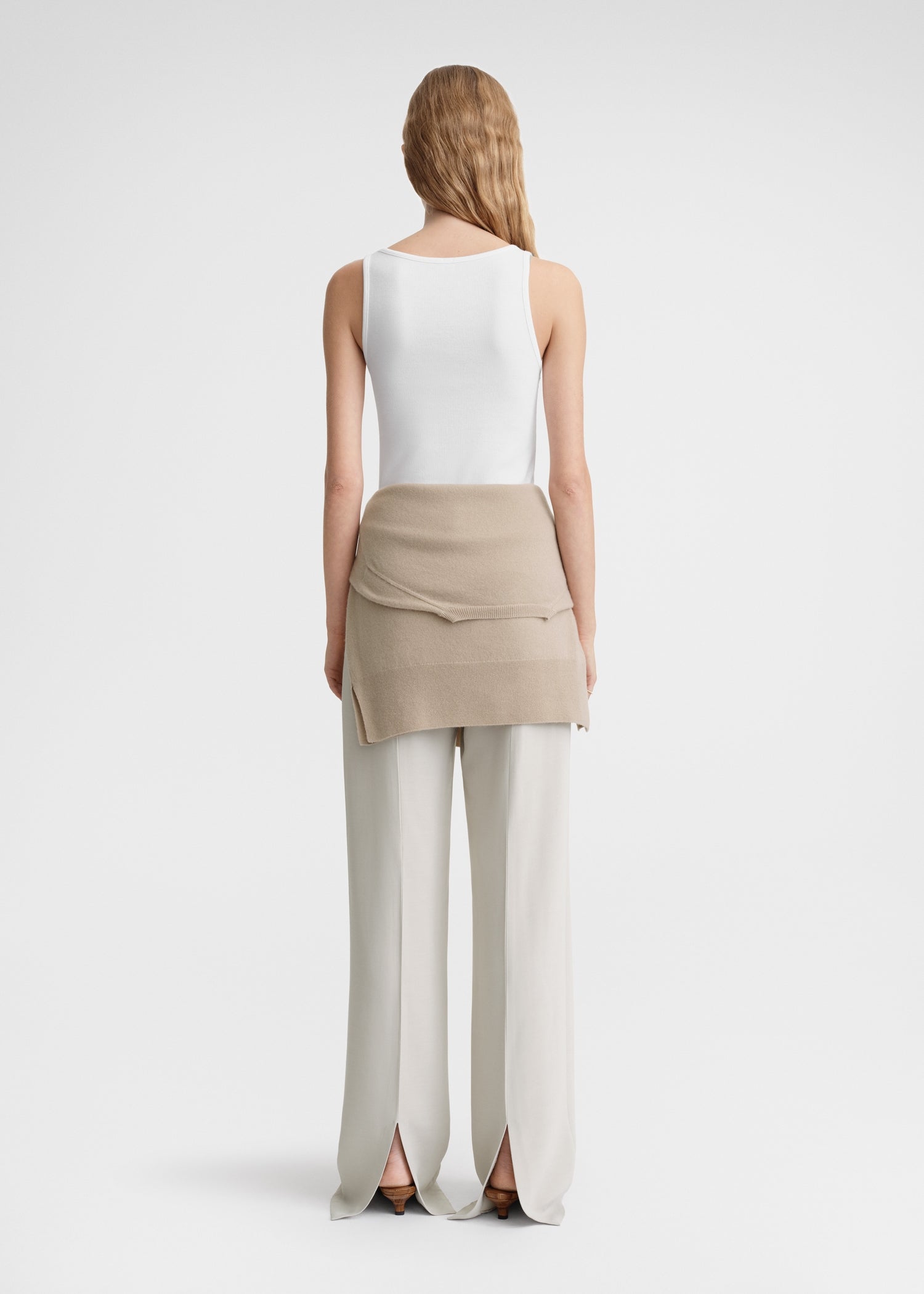 Classic rib tank white – TOTEME