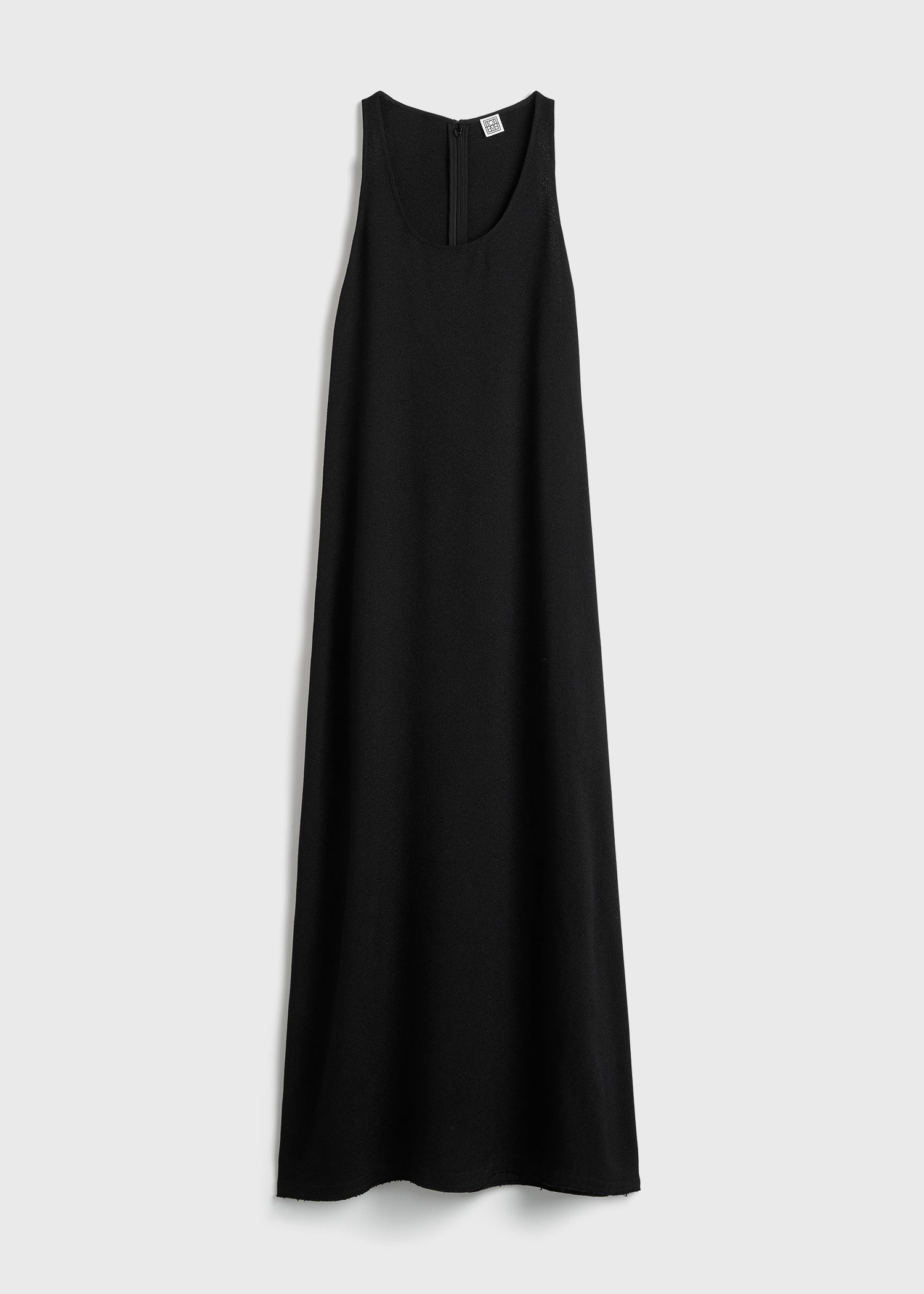 Scoop-neck sabl dress black TOTEME Scoop-neck sabl dress black TOTEME