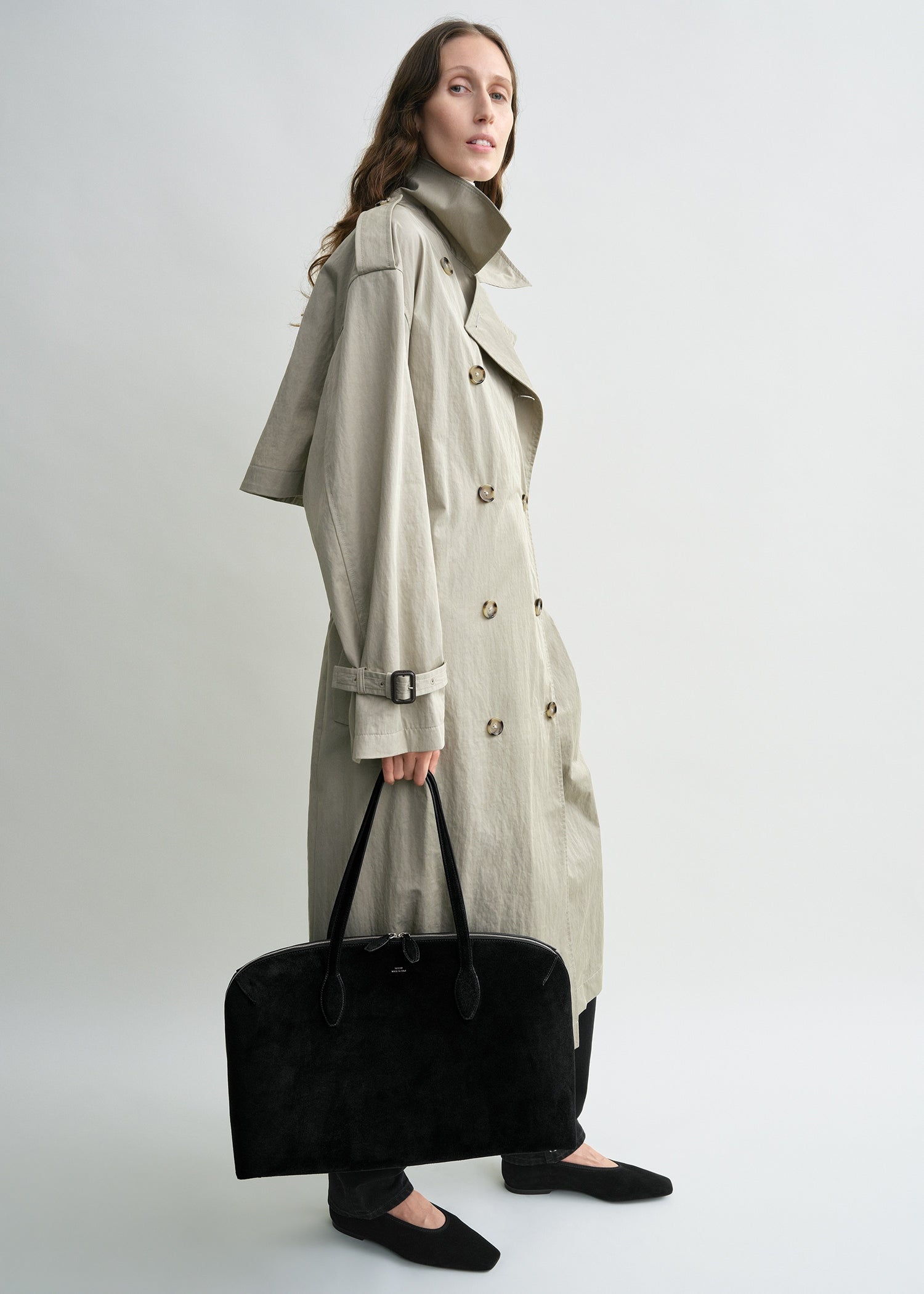 Crisp summer trench clay petite