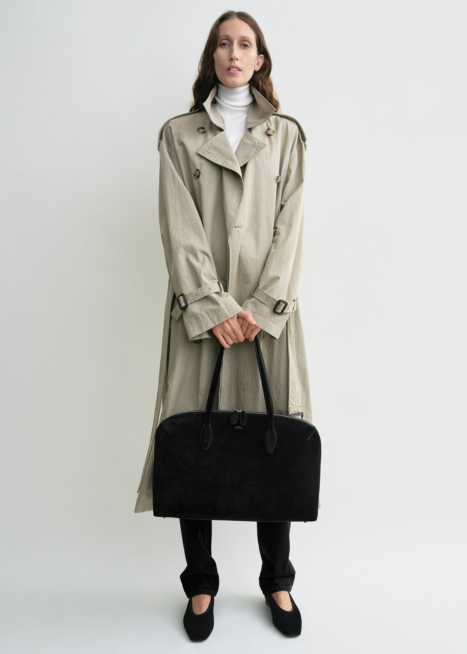 Crisp summer trench clay petite