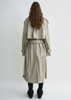 Crisp summer trench clay petite