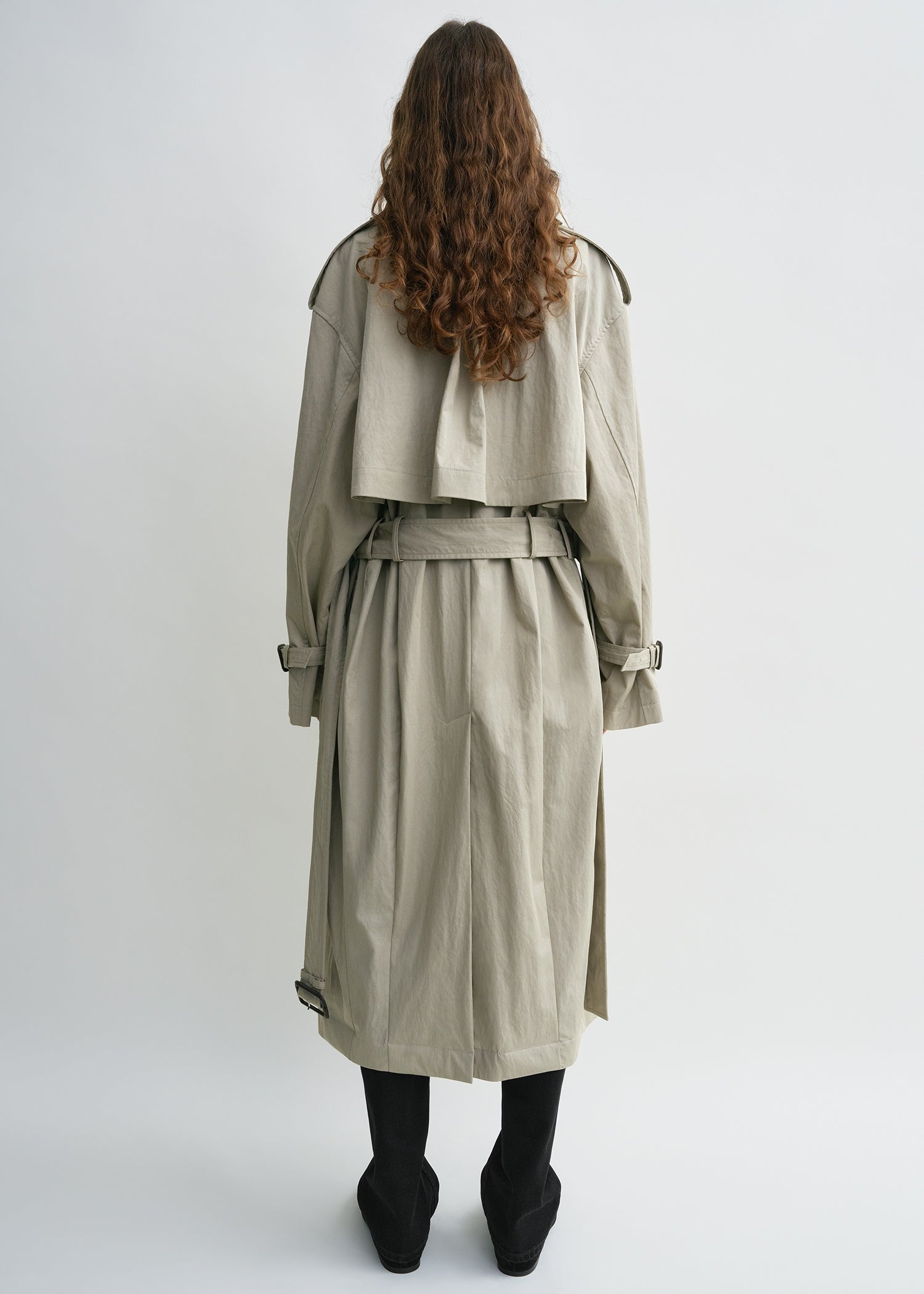 Crisp summer trench clay petite