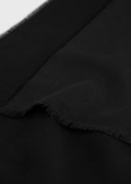 Light wool scarf black