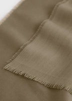 Light wool scarf hazel