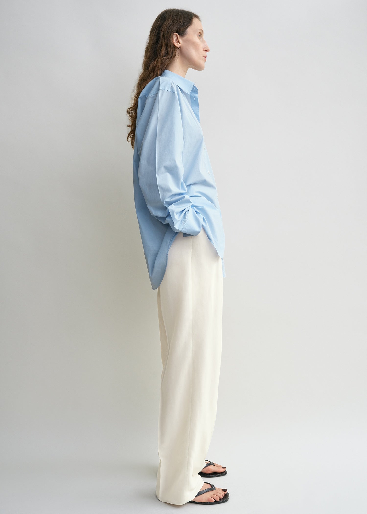 Classic tumbled shirt sky