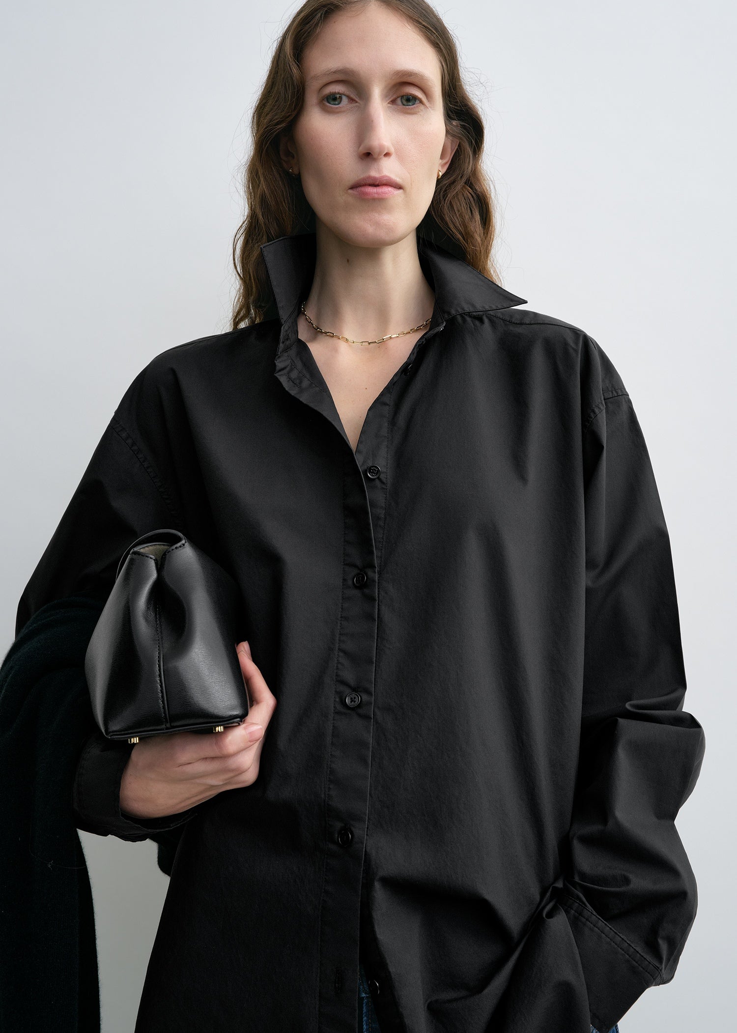 【人気】トーテム totem スリム ウール シャツ TOTEME(トーテム)のLong summer shirt通販 | 集英社HAPPY PLUS STORE