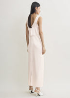 V-neck slip dress bloom