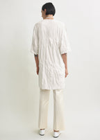 Relaxed tee dress off-white