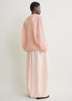 Puffed knit bloom