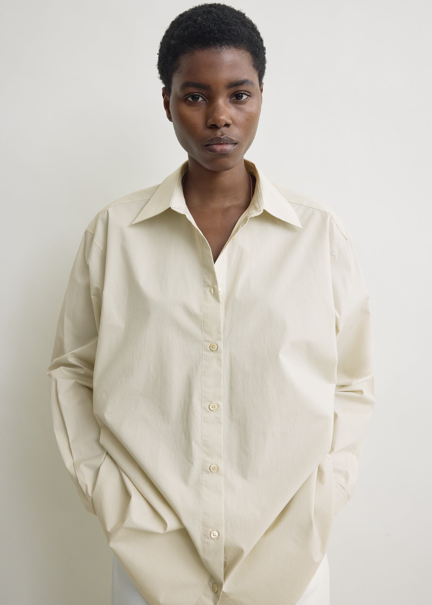 Classic tumbled shirt pebble