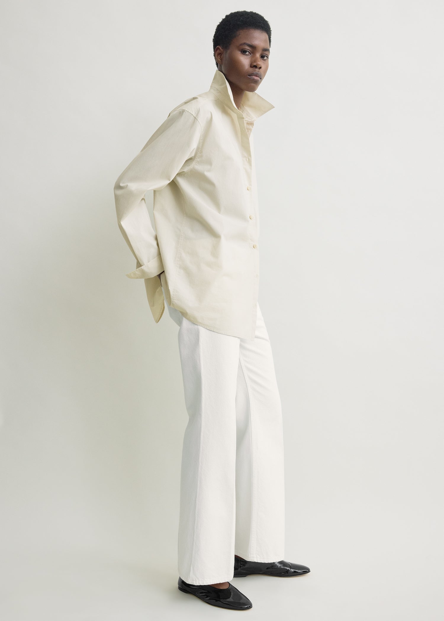 Classic tumbled shirt pebble