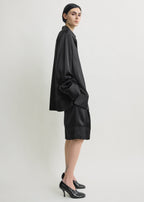 Soft tuxedo shirt black