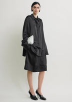 Soft tuxedo shirt black