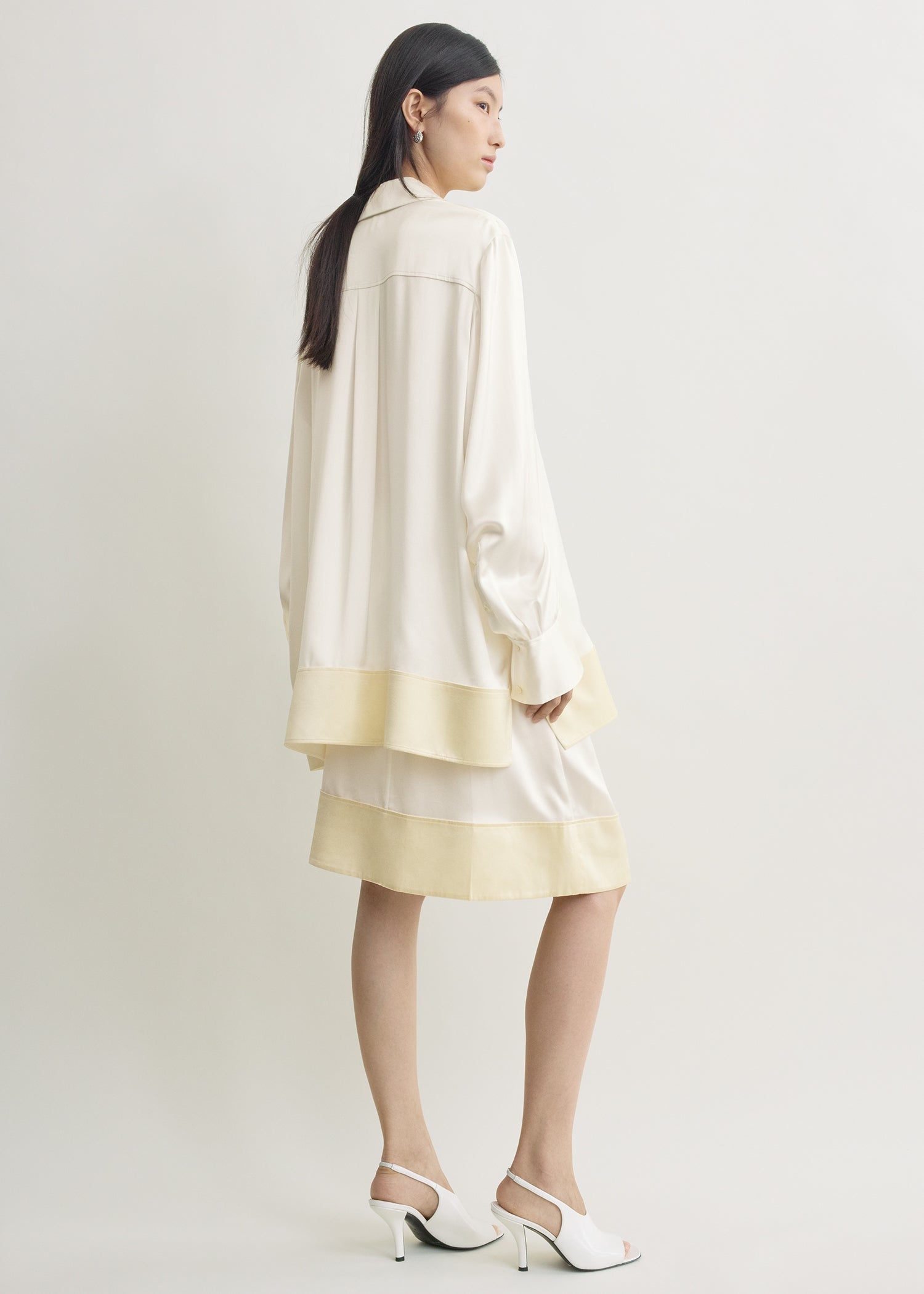 Soft tuxedo shirt white