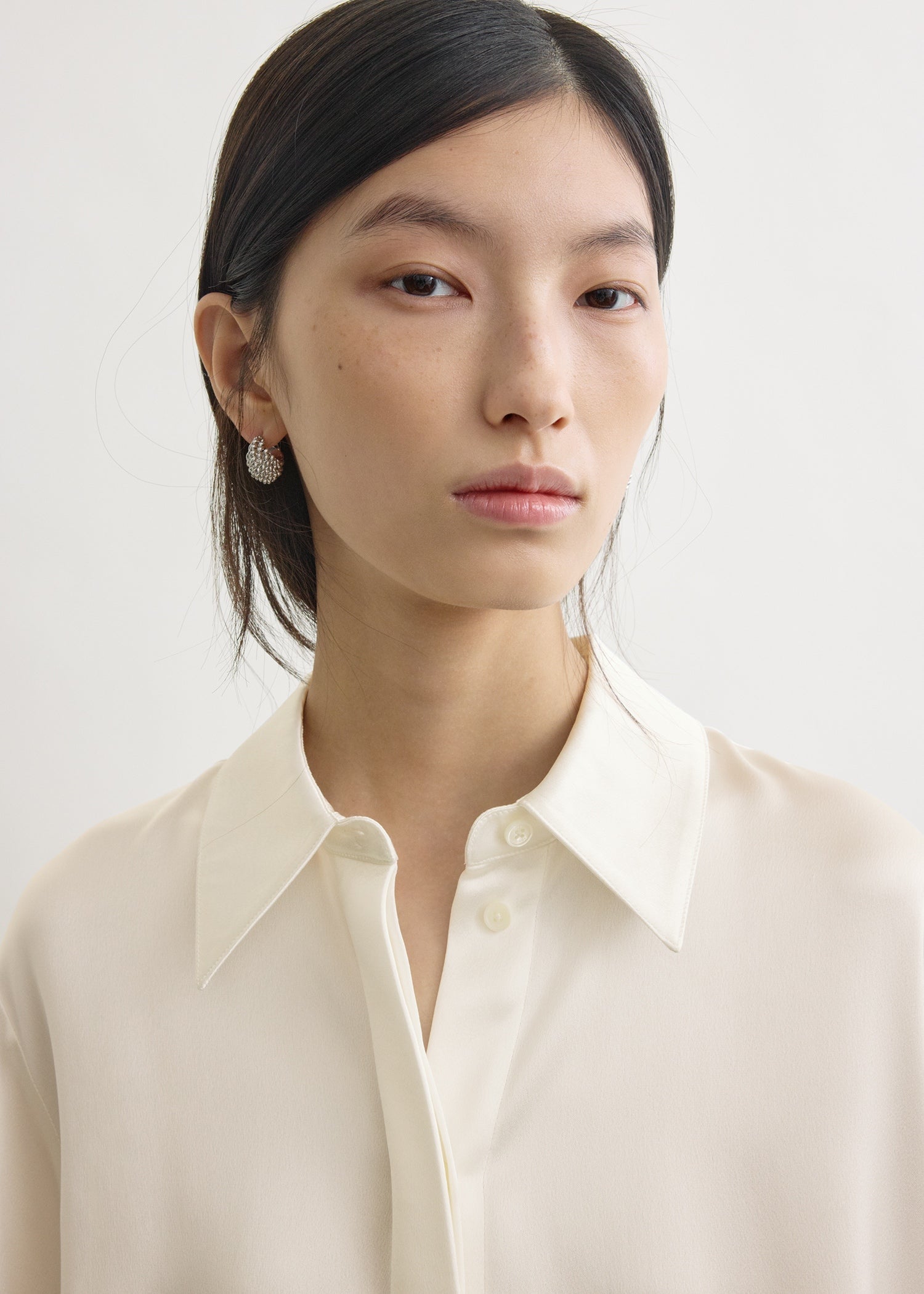 Soft tuxedo shirt white