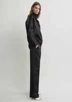 Cowl neck blouse black