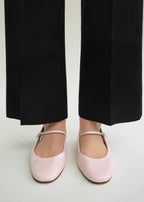 Slingback naplack mary janes flamingo