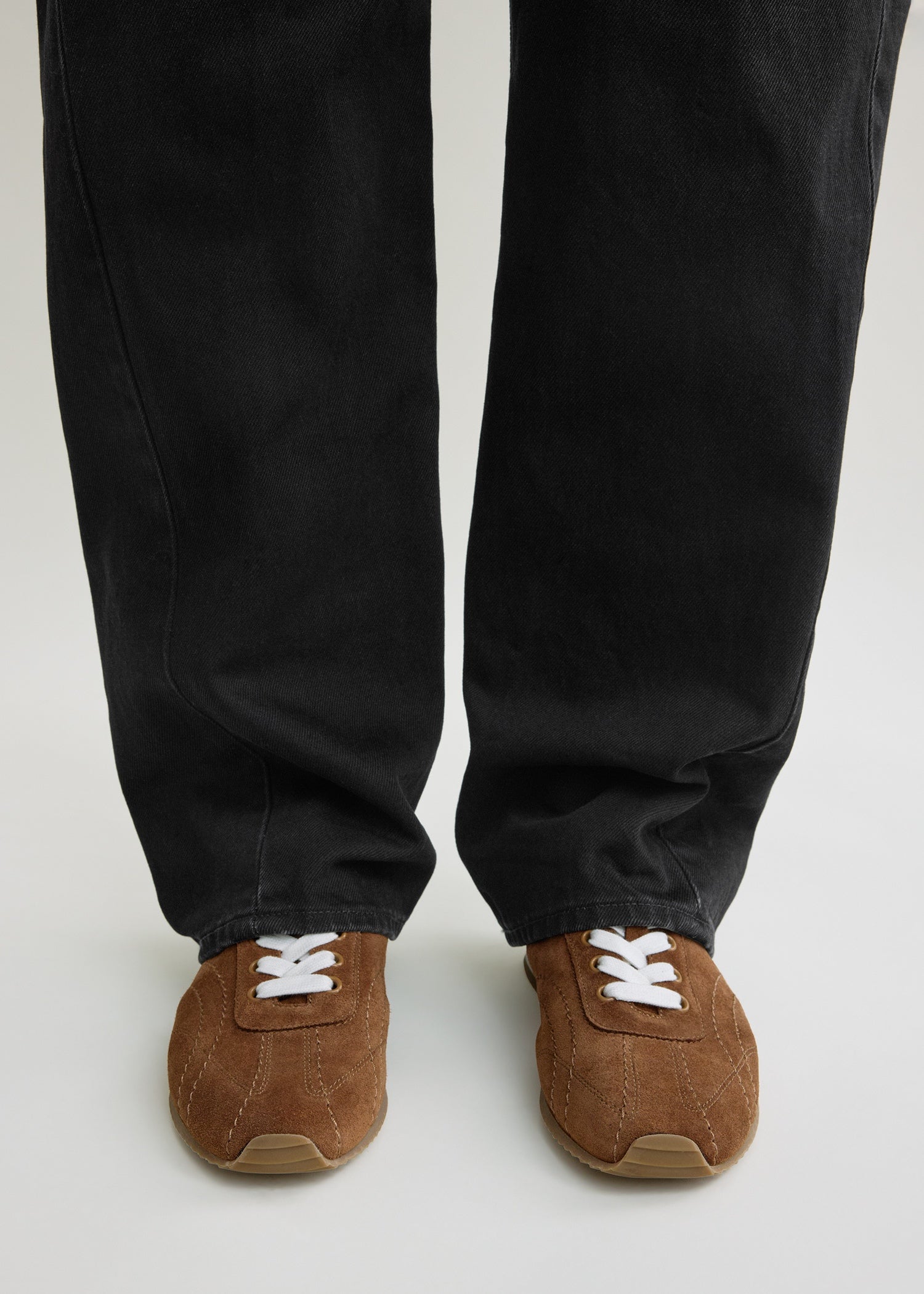 Flex suede sneakers copper